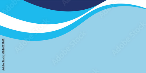 Abstract sea waves layered vector background illustration and sea beach vector illustration. with a modern concept style