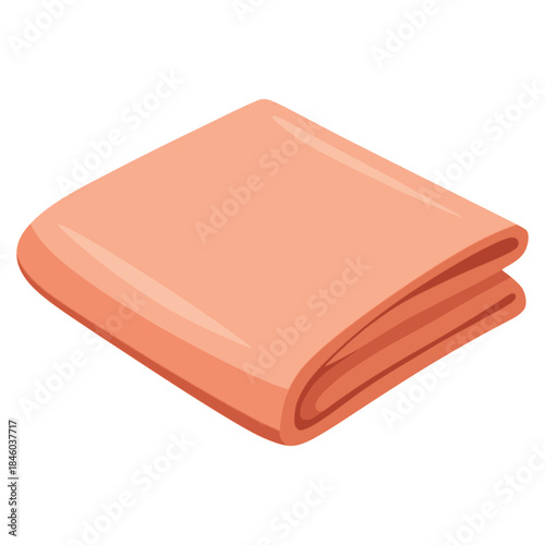 fabric handkerchief clean hygiene flat color vector illustration template design