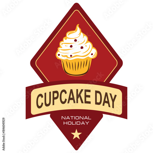 National Cupcake Day sticker