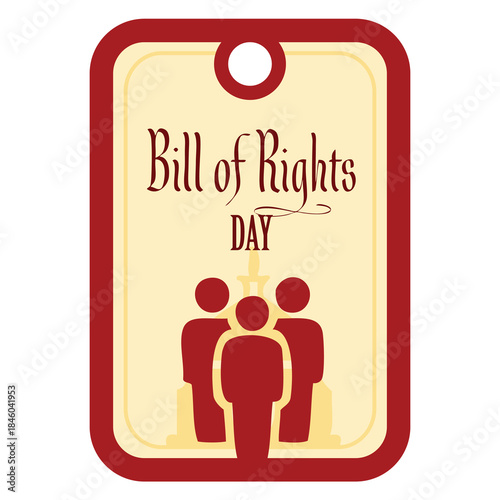Bill of Rights Day label