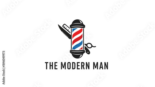 The Modern Man, Creative Graphic Artwork, Digital Environment, Professional Aesthetic