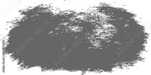 Gray distressed grunge texture paint brush stroke vector background element