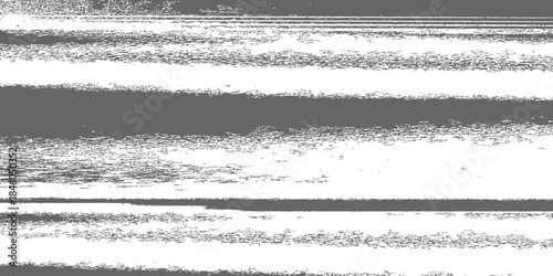 Glitch horizontal lines vector background Noise TV static distressed texture abstract digital error effect overlay design element