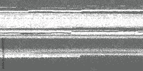 Horizontal Glitch Noise Texture Background Abstract Gray and White Static Dotted Distressed Pattern Vector Graphic Resource