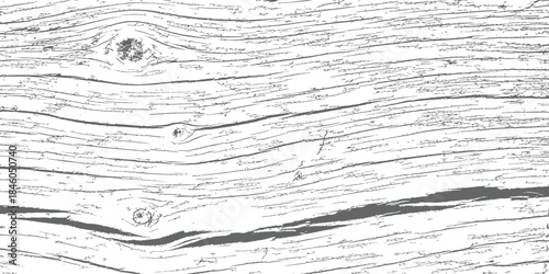 Distressed Wood Grain Vector Texture Grayscale Background Grunge Overlay