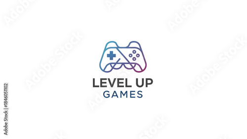 Level Up Games Logo Design Showcase, Graphic, Modern Environment, Digital Concept