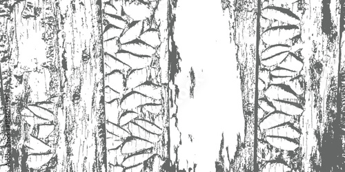 Vintage Grunge Wood Texture Overlay Background with Abstract Vertical Bark Patterns