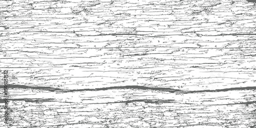 Weathered Wood Grain Grunge Texture Overlay Vector Distressed Monochrome Background