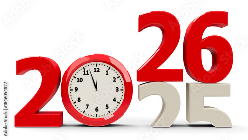 2025-2026 Clock dial