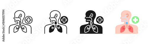 Otolaryngology Icon, Multi Styles Icon Set