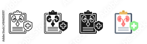 Urology Icon, Multi Styles Icon Set