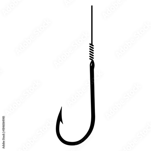 Classic Fishing Hook Design for Fishing Enthusiasts