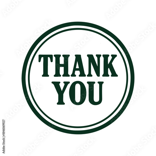 thank you icon logo seal vector on white background
Vector stamp icon