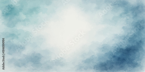 Blue sky and white clouds represent the vast, clear, and serene beauty of nature, often conveying a sense of calm summer weather and bright atmosphere