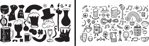 Kitchen Bottle Vector Pattern, Tableware Illustration Design, Dining Utensils Icons, Restaurant Table Setup, Culinary Decor Vector, Seamless Kitchen Background, Food Serving Tools, Home Dining Illustr