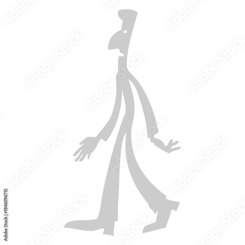 Stylized Gentleman Walking