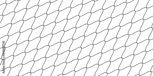 Mesh texture for fishing nets. Seamless pattern for sportswear or soccer goal, volleyball net, basketball hoop, hockey, athletics. Abstract net background for sports. eps 10