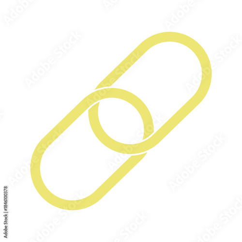 黄色いチェーンのアイコン