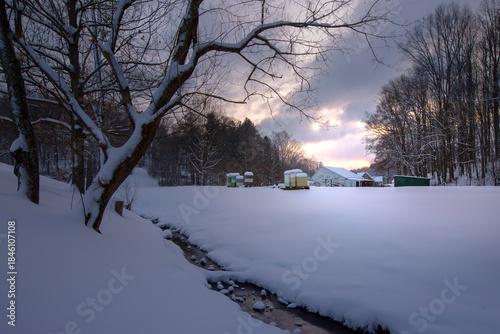 winter landscape in the country