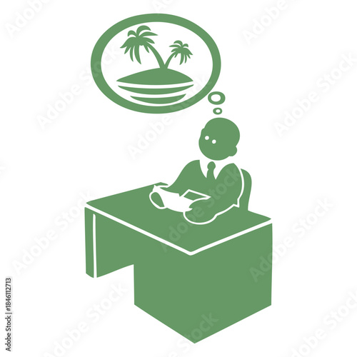 Desk Vacation Daydream