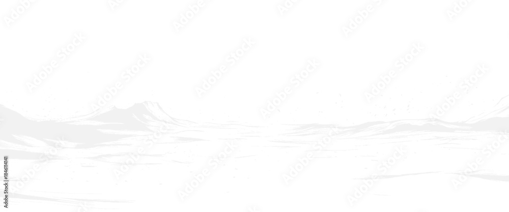 Obraz premium Vector black and white water texture, top view of sea waves, black and white water, background texture. 