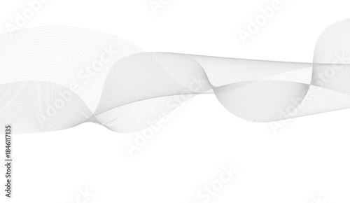 Abstract wave line. Digital frequency equalizer. digital Stylized line art background. Vector. 