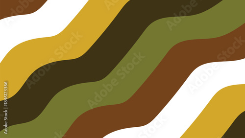 Abstract Colorful Flowing Wave Gradient Background Vector. Modern abstract background vector featuring smooth flowing wave shapes and layered gradient colors.