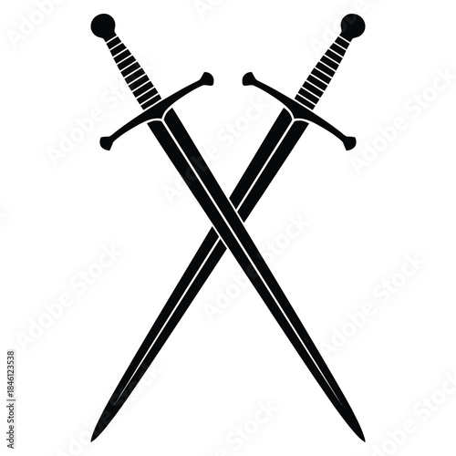 two crossed swords