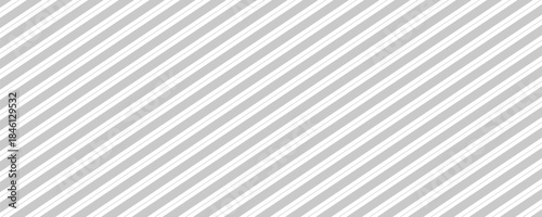 Minimalist diagonal striped pattern background with light grey and white parallel lines, clean geometric vector illustration for corporate branding, web headers and modern textile