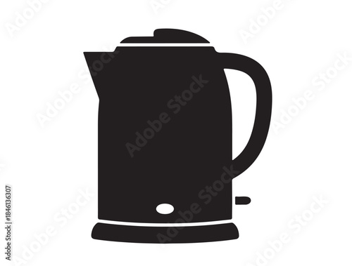 Kettle icon white background.