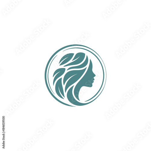 Modern Beauty Care Logo Vector Template