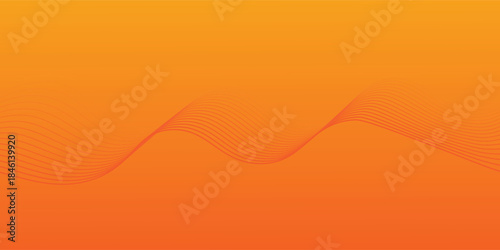 Minimalist abstract graphic with warm tones, gradients from bright yellow at the top, fading to orange-red at the bottom, creating a bright, warm, and dimensional atmosphere.