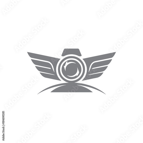 Professional Drone Camera Logo Vector Design
