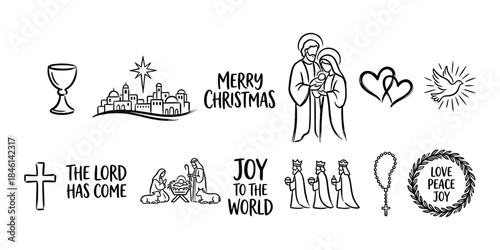 Spiritual Christmas Symbols and Scenes