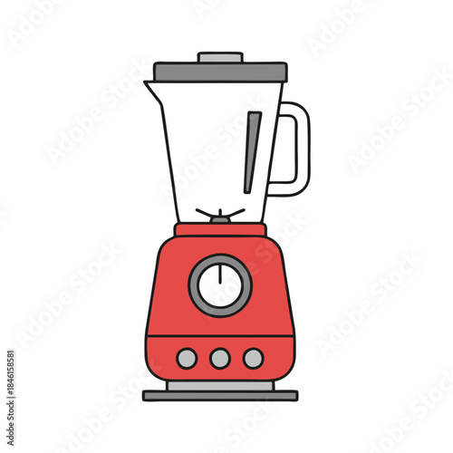 blender machine vector illustration