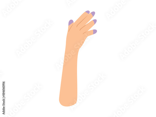 Hand Drawn Cyanosis Disease Illustration
