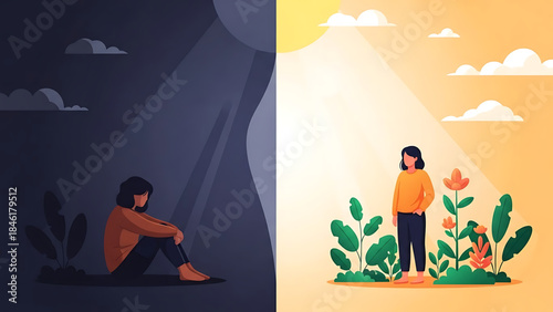 Transforming Darkness to Light A Journey from Sadness to Joy and Growth