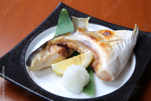 Tableau sur toile ぶりのカマ焼き