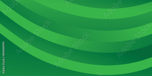 Abstract landscape green hills valley vector illustration background