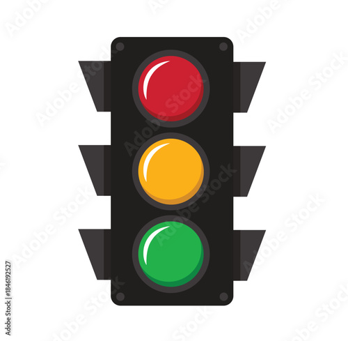Red, Yellow, Green Traffic Signal