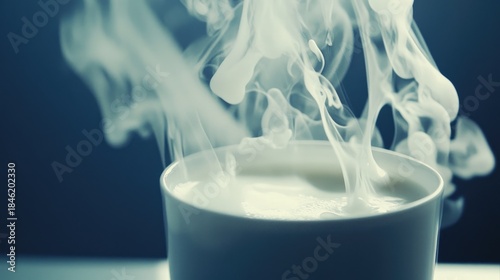 
view of coffee drinks on the table