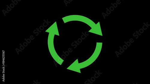 Animación de flechas circulares