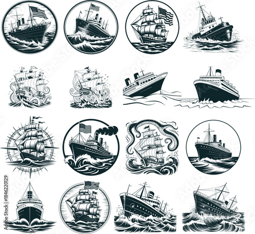 Shipwreck SVG, Pirate Ship, Cricut Silhouette