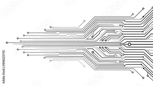 Abstract circuit board pattern