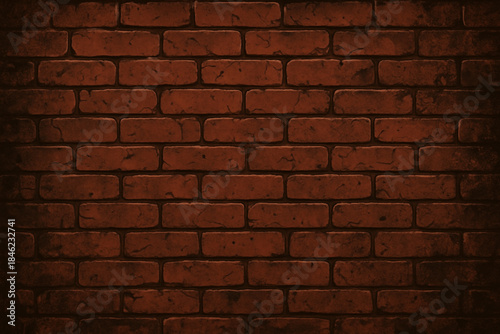 A detailed view of a textured grunge style brick wall background