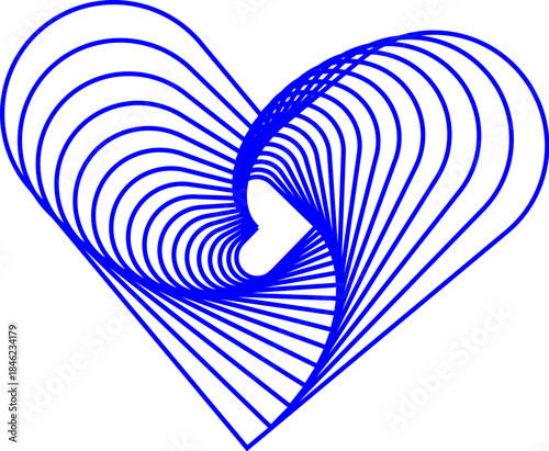 abstract heart shape