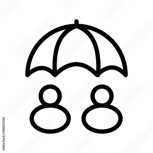 Reliable Insurance icon collection for risk protection, policy management, financial security and coverage assurance visuals