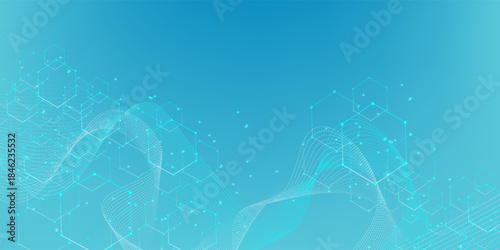 Abstract dynamic motion lines and dots background with colorful particles. Digital streaming background, wave flow. Plexus stream background. Technology vector 10