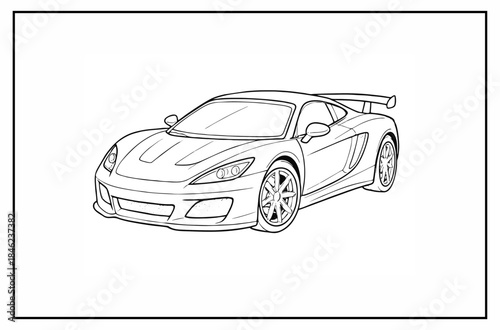 An exciting coloring adventure for kids featuring cool sports cars and fast vehicles to color and enjoy creative fun