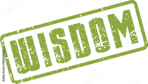 Profound Wisdom Stamp for Educational Content, Intellectual Themes, and Knowledge Related Materials